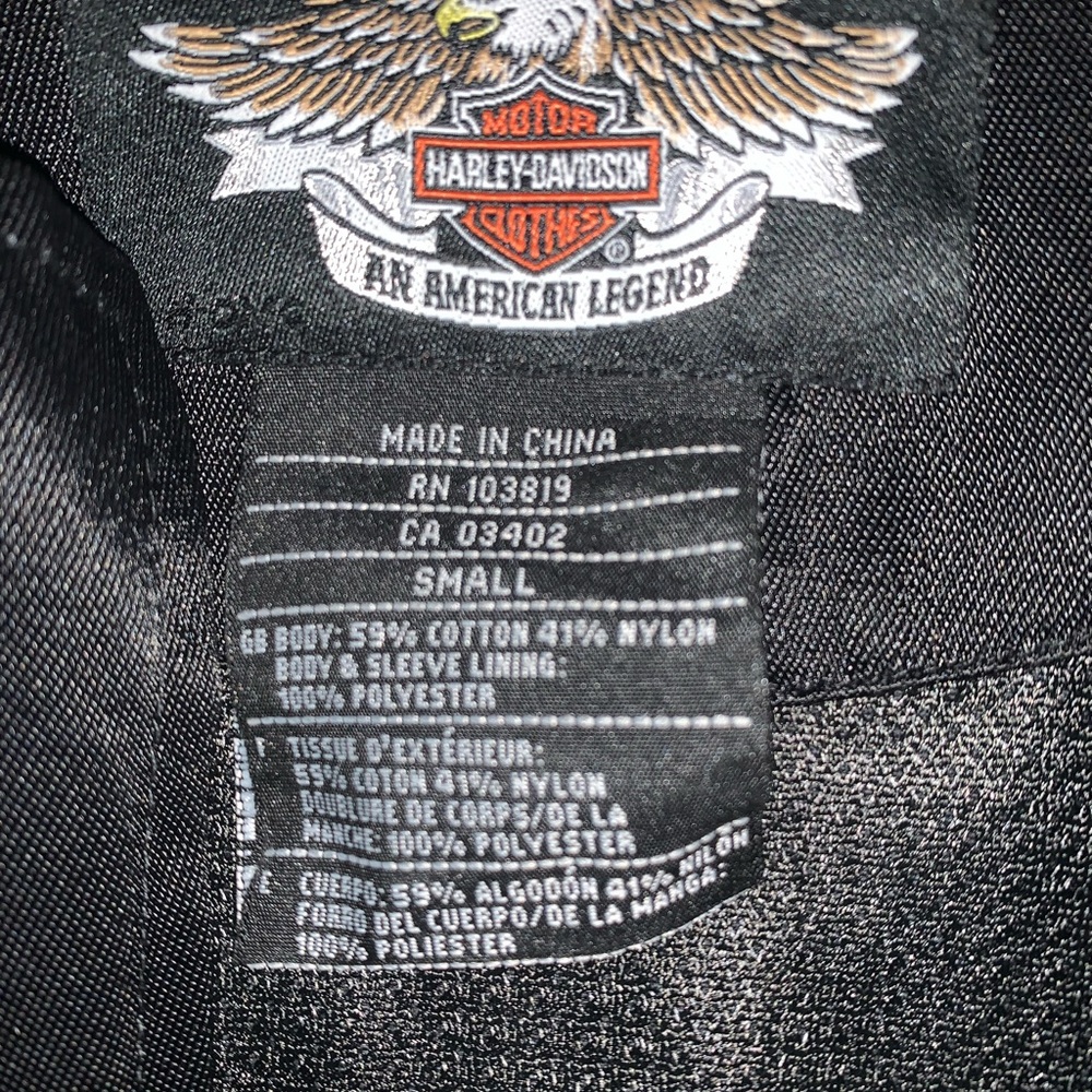 Women’s small Harley Davidson jacket